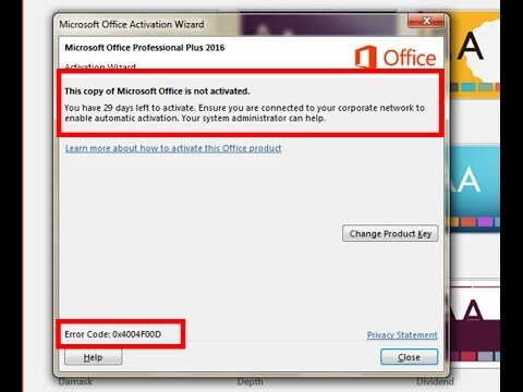 remove microsoft office activation wizard 2010