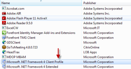 Profil client Microsoft