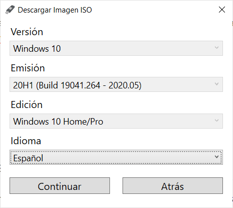 Descarga Windows 10 Rufus ISO