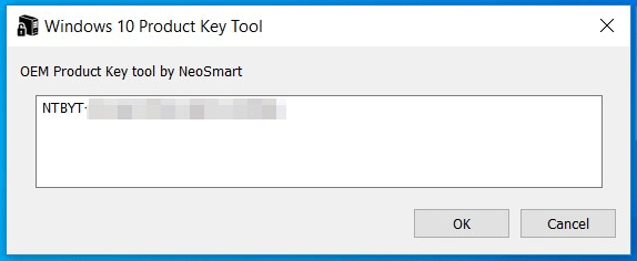 Herramienta clave de producto OEM de Windows