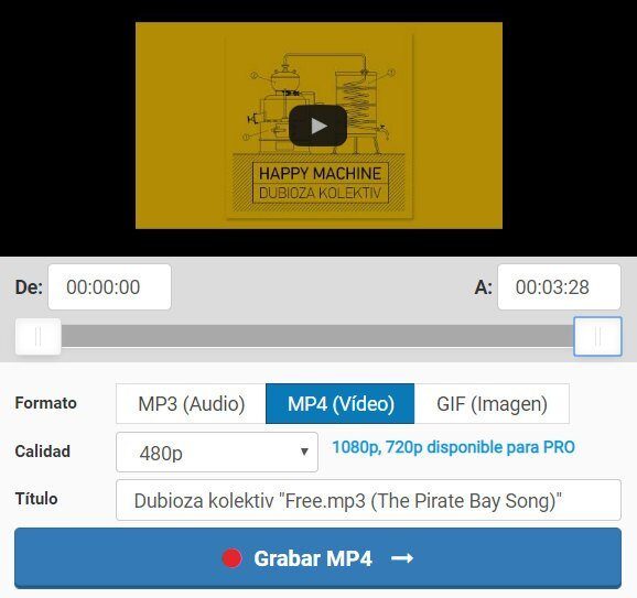 programa para descargar videos de youtube songr