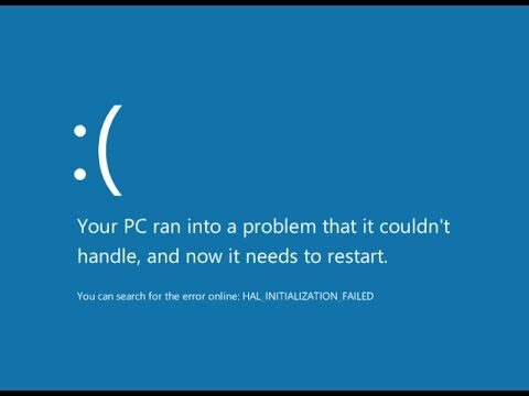 your pc had a problem