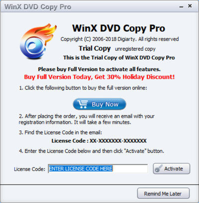winx dvd copy pro activation key