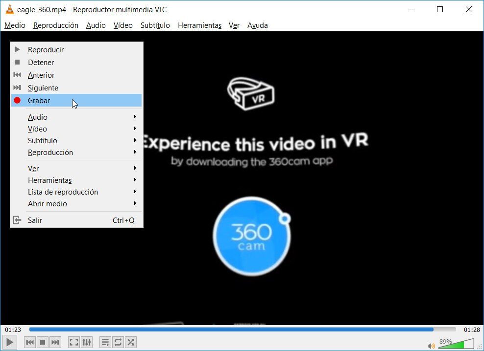 VLC Player für Windows auf Spanisch