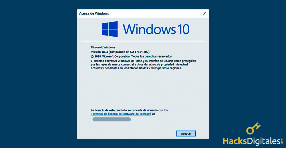 Cómo saber qué Windows 10