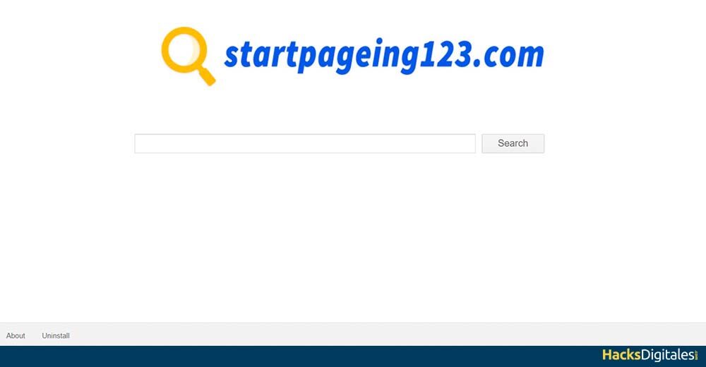 Quitar Startpageing123 Virus